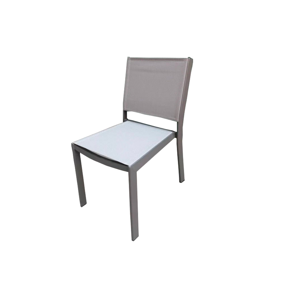 Max - Set pranzo da giardino da 4 a 6 posti con sedie senza braccioli
