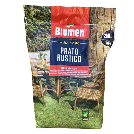 Semi per Prato Rustico Resistente all'usura 5 kg Sementi Prato Blumen