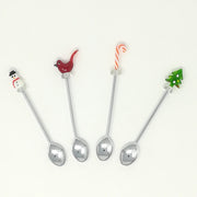 Set 4 Cucchiaini Decori Natalizi Casalinghi Natalizi Garden Team
