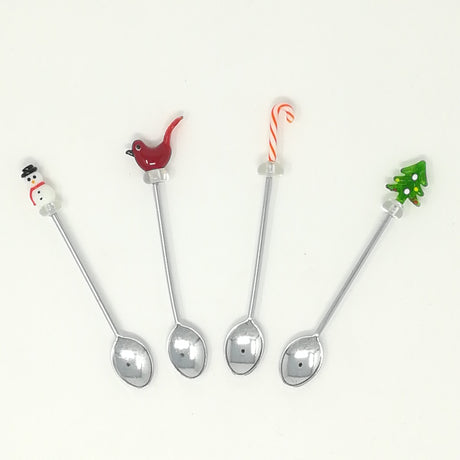 Set 4 Cucchiaini Decori Natalizi Casalinghi Natalizi Garden Team