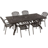 New England - Set pranzo da giardino 6 posti