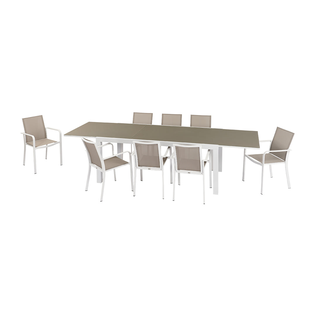 New Nordic - Set pranzo da giardino 8/12 posti
