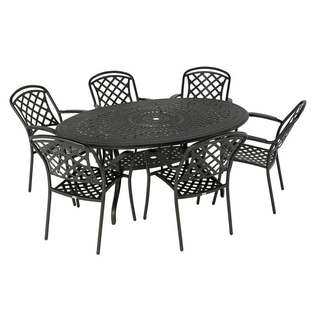 SET PRANZO NEW ENGLAND OVALE set da pranzo da giardino Garden Team