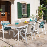 New Fusion 8 posti - Elegante set pranzo da esterno