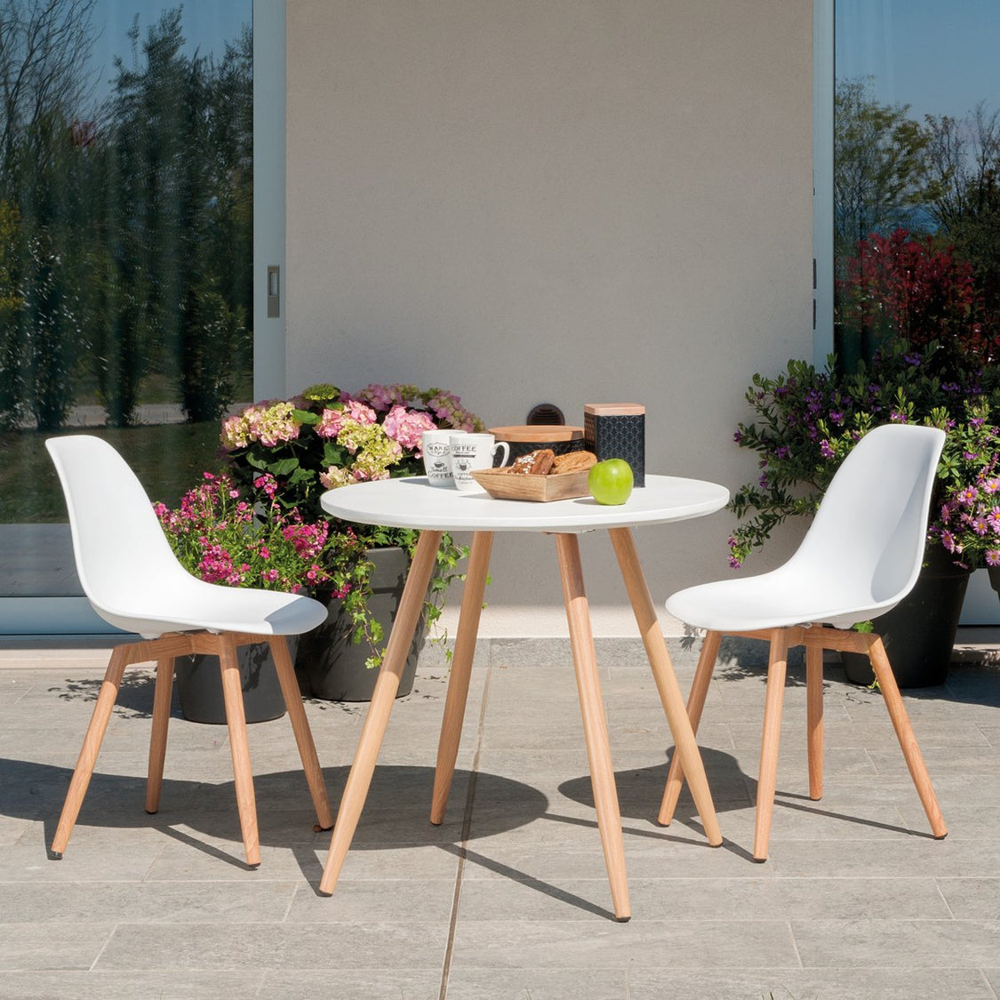 SET PRANZO WE UP BIANCO Set da Balcone Garden Team