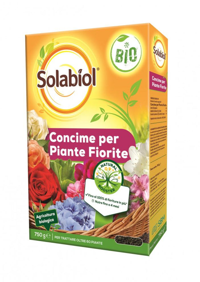 SOLABIOL CONCIME GRANULARE PIANTE FIORITE 750 GR Concimi Organici SOLABIOL