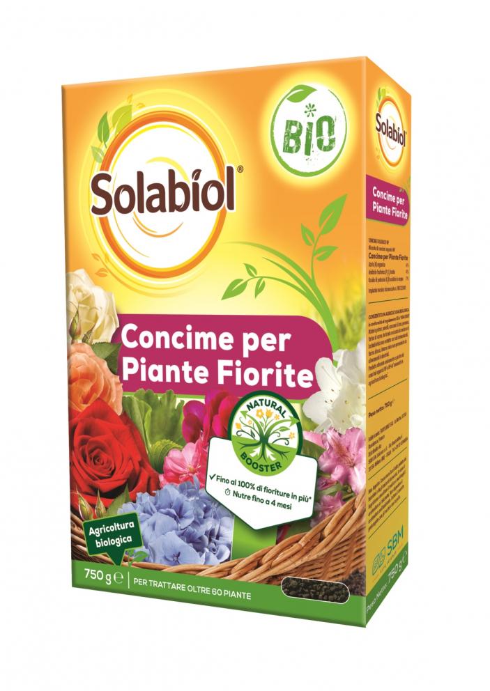 SOLABIOL CONCIME GRANULARE PIANTE FIORITE 750 GR Concimi Organici SOLABIOL