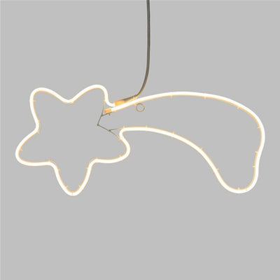 Stella Cometa Natalizia Luminosa 240 Led Bianco 60x40 cm Stella Cometa Luminosa LOTTI