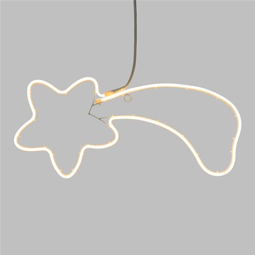 Stella Cometa Natalizia Luminosa 240 Led Bianco 60x40 cm Stella Cometa Luminosa LOTTI