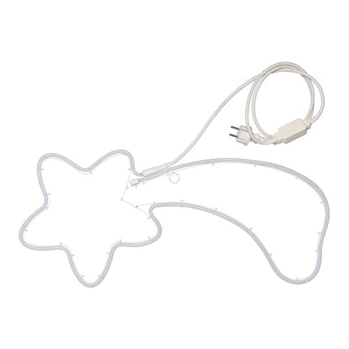 Stella Cometa Natalizia Luminosa 240 Led Bianco 60x40 cm Stella Cometa Luminosa LOTTI