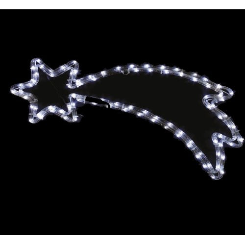 Stella Cometa Natalizia Luminosa Tubo 96 Led 66 cm Stella Cometa Luminosa PREQU