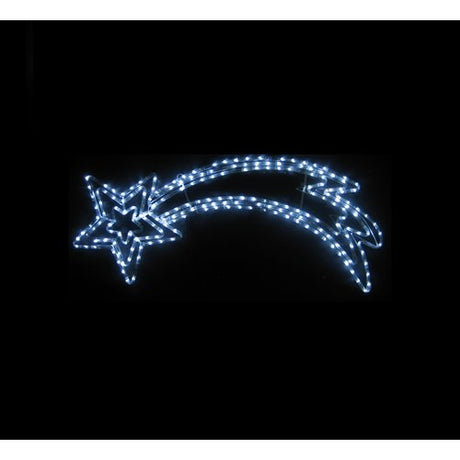 Stella Cometa Natalizia Tripla Luminosa 228 Led 117 cm Stella Cometa Luminosa PREQU