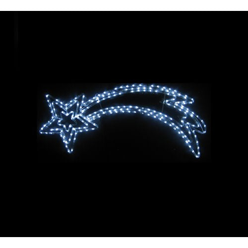Stella Cometa Natalizia Tripla Luminosa 228 Led 117 cm Stella Cometa Luminosa PREQU