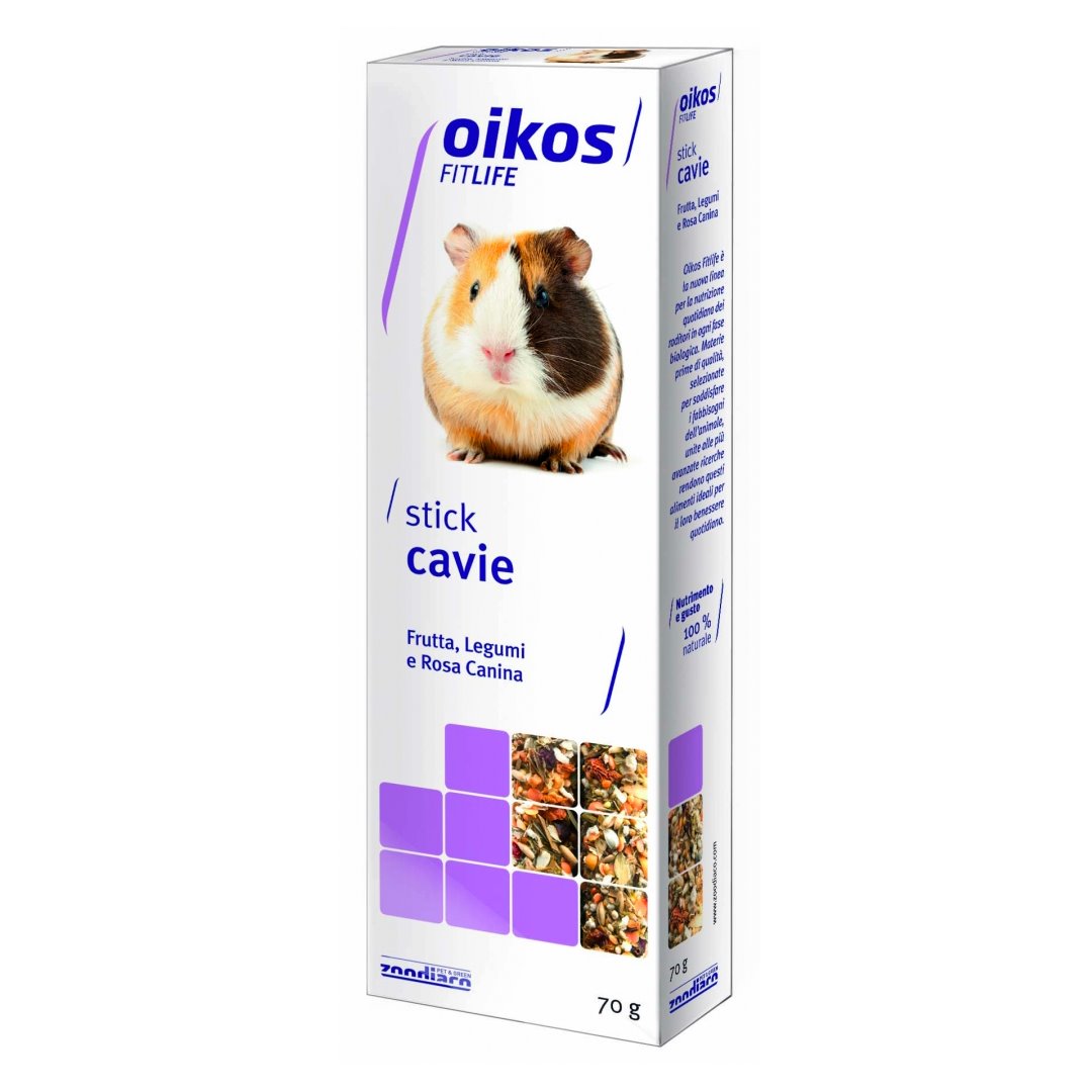 STICK PER CAVIE 70 GR Cibo per Roditori Oikos