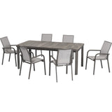 Stone - Set pranzo da giardino 6/8 posti Garden Team