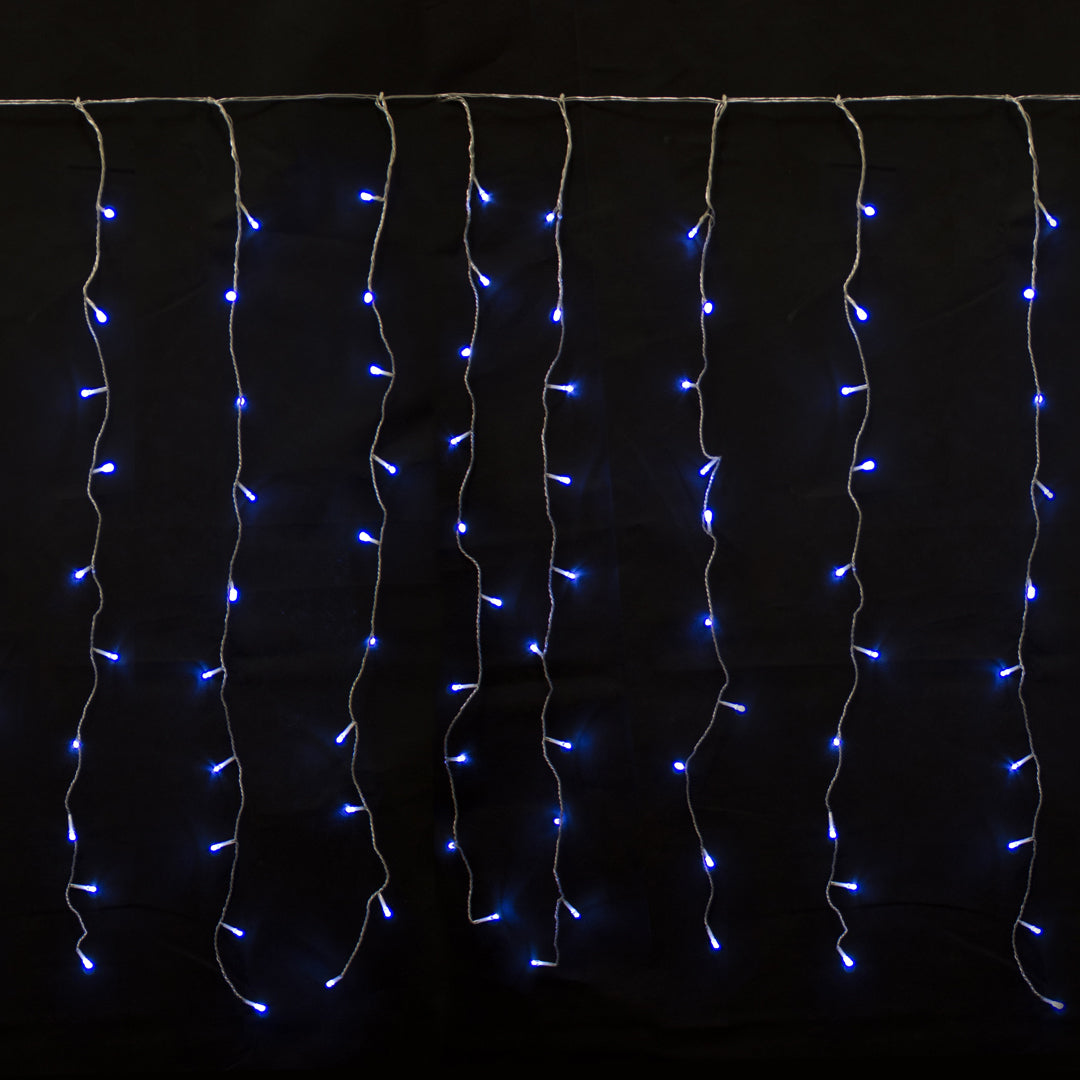 Tenda natalizia 400 LED - Tenda luminosa a cascata prolungabile