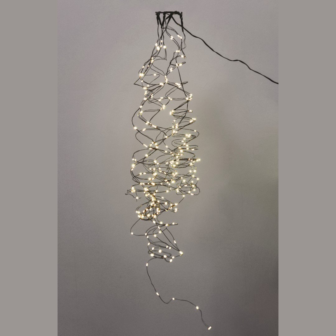 Tenda Cadute luci filo metallico modellabile per Albero di Natale 294 NanoLed BIA Home & Garden
