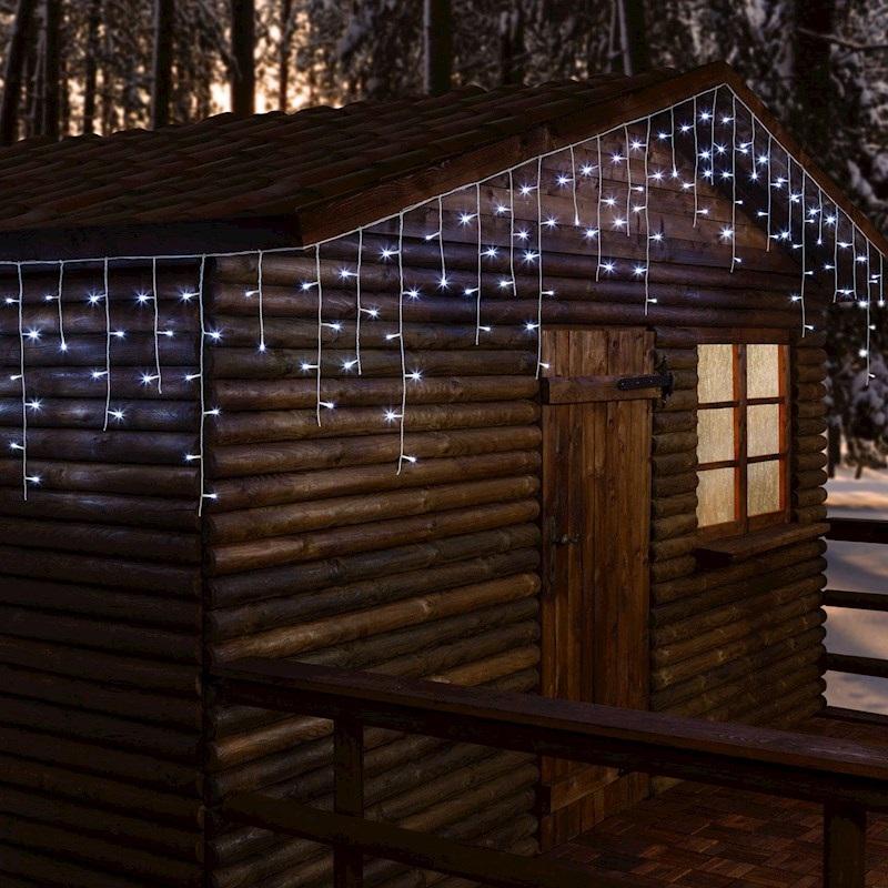 TENDA EFFETTO GHIACCIO 120 LED CON GIOCHI DI LUCE Tende Luminose BIA Home & Garden