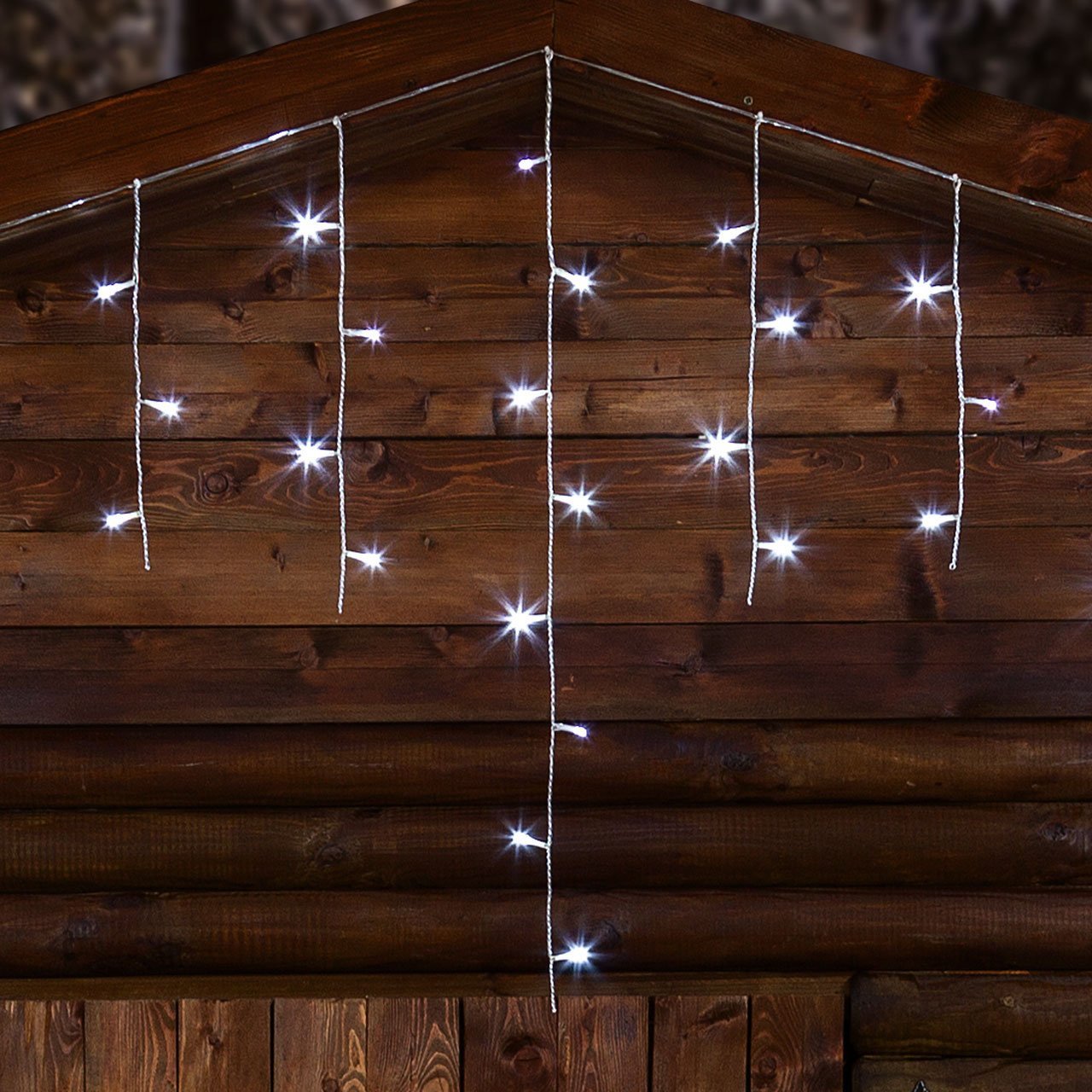 Tenda Luminosa Natalizia Luci a Cascata 66 Flash Led