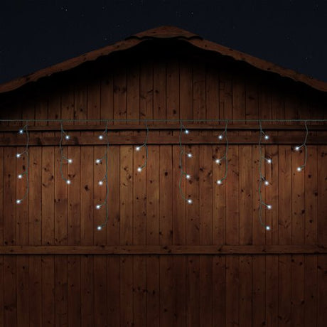 Tenda Luminosa Twinkly a Cascata 490 Led Bianco 20 Metri Tende Luminose KAEMINGK