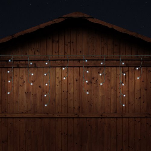 Tenda Luminosa Twinkly a Cascata 630 Led Bianco 20 Metri Tende Luminose KAEMINGK