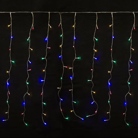 Tenda natalizia 400 LED - Tenda luminosa a cascata prolungabile