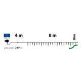 Tenda Natalizia Luminosa 40 Ghiaccioli a Led Effetto Stalattiti