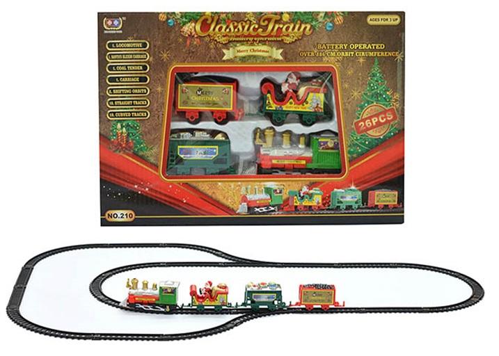 Trenino a Batteria con Rotaia Mini Paesaggi e Scene Natalizie Garden Team