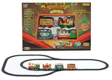 Trenino a Batteria con Rotaia Mini Paesaggi e Scene Natalizie Garden Team