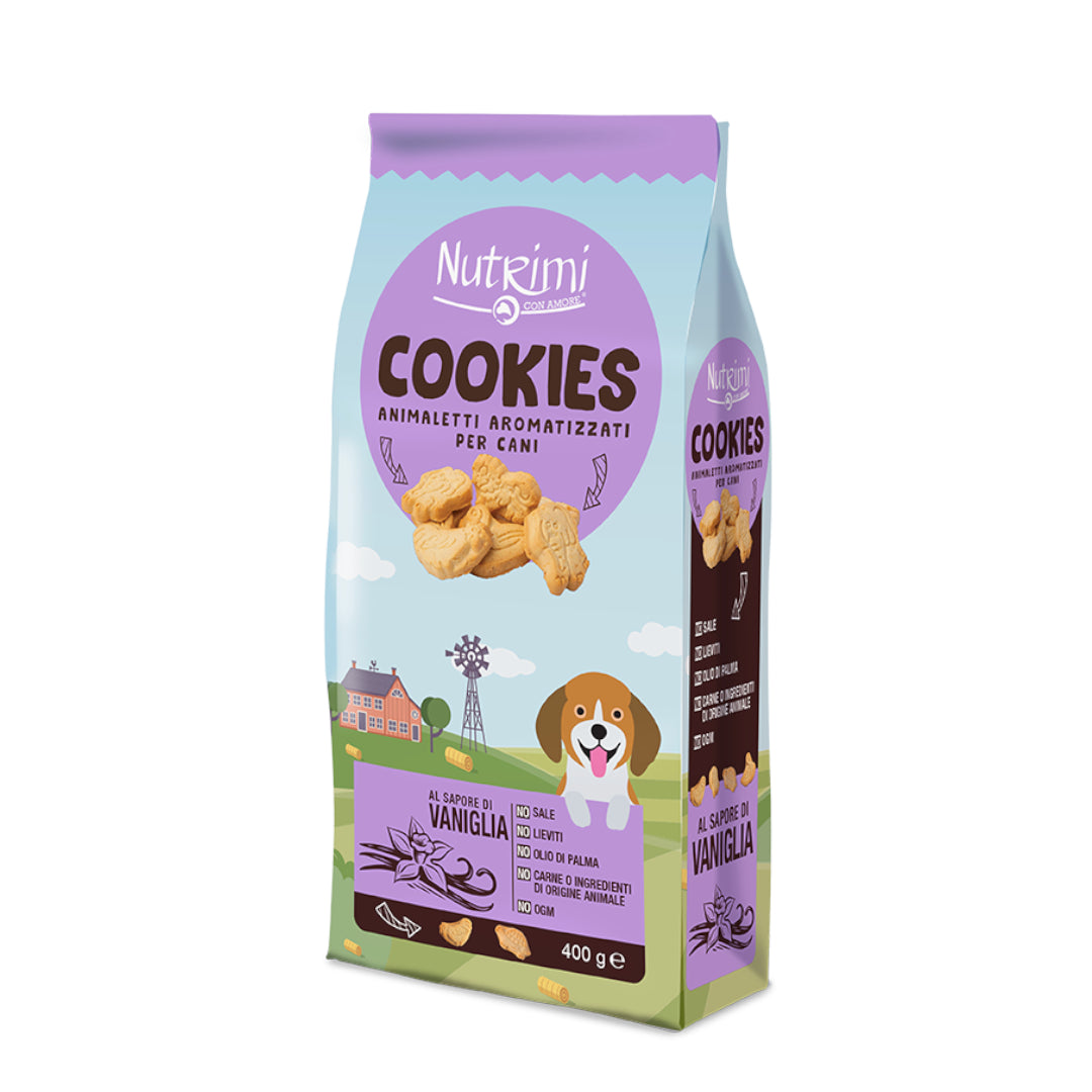 Nutrimi Cookies alla Vaniglia 400 g - Snack per cani