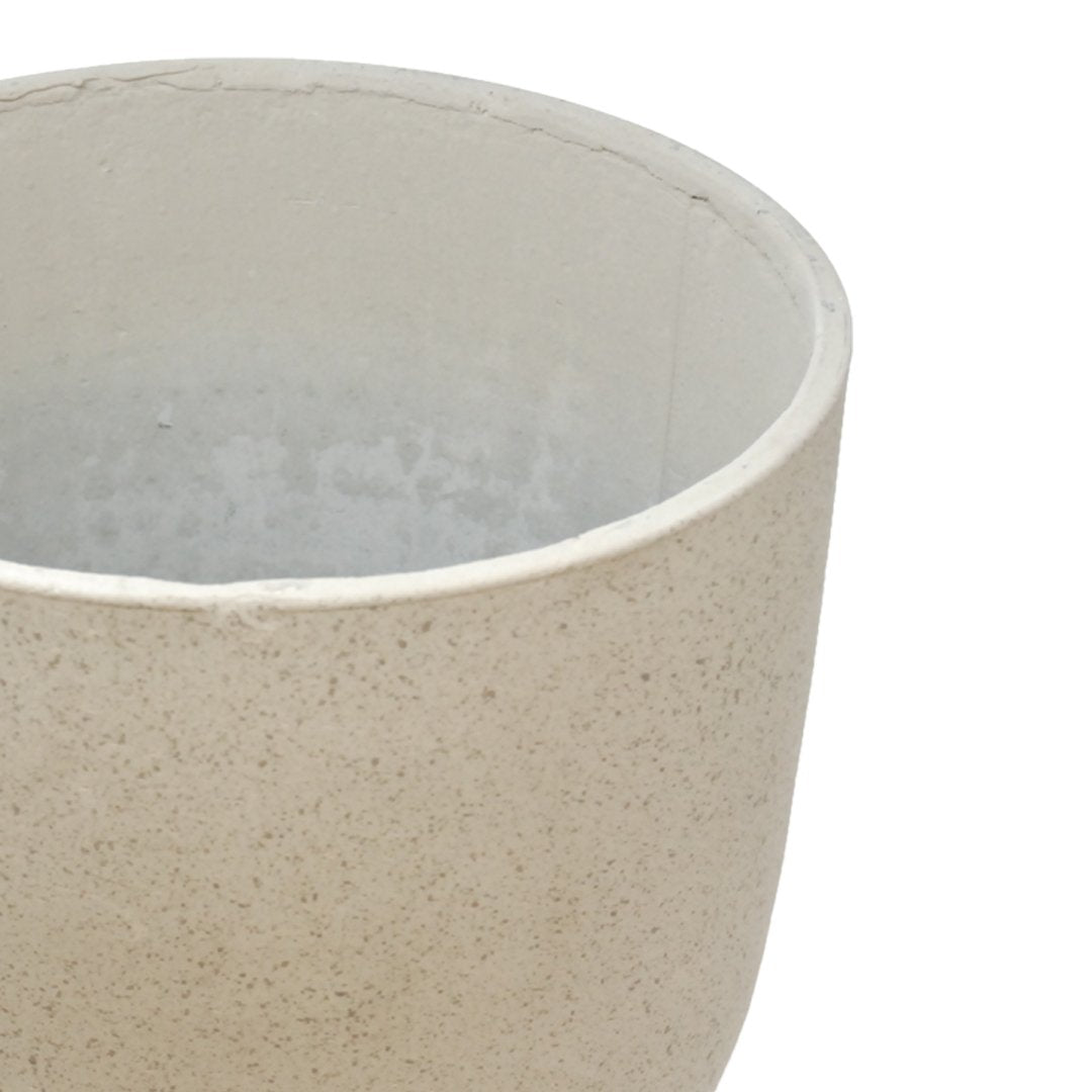 Vaso Conchino In Cemento da Esterno Cioccolato