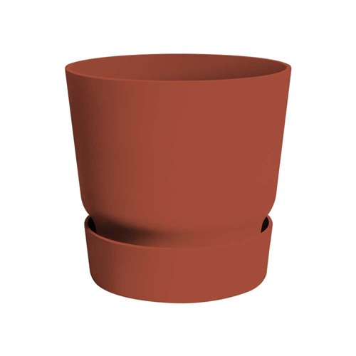 Vaso da Balcone Elho Greenville Round 25 cm Vaso in Plastica Elho