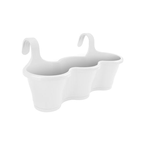 Vaso Fioriera da Balcone Elho Corsica Trio 50 cm Vaso in Plastica Elho