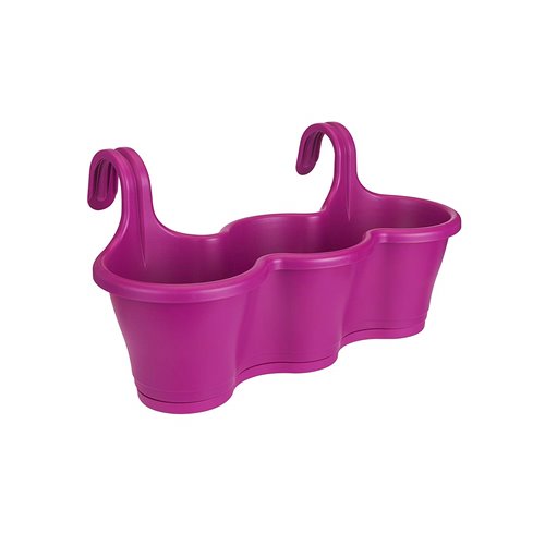 Vaso Fioriera da Balcone Elho Corsica Trio 50 cm Vaso in Plastica Elho