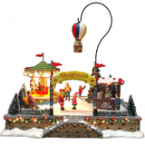 Parco giochi con mongolfiera - Villaggio natalizio