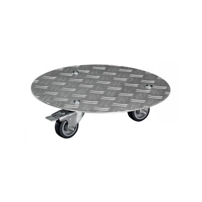 WAGNER SPOSTAVASO IN METALLO ALASKA CON RUOTE 30 CM Portavaso in Ferro Wagner