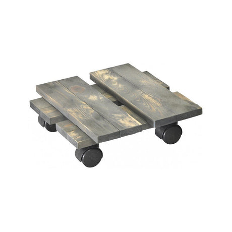 WAGNER SPOSTAVASO LOFT IN LEGNO 28 CM CON RUOTE