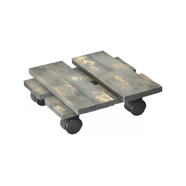 WAGNER SPOSTAVASO LOFT IN LEGNO 28 CM CON RUOTE