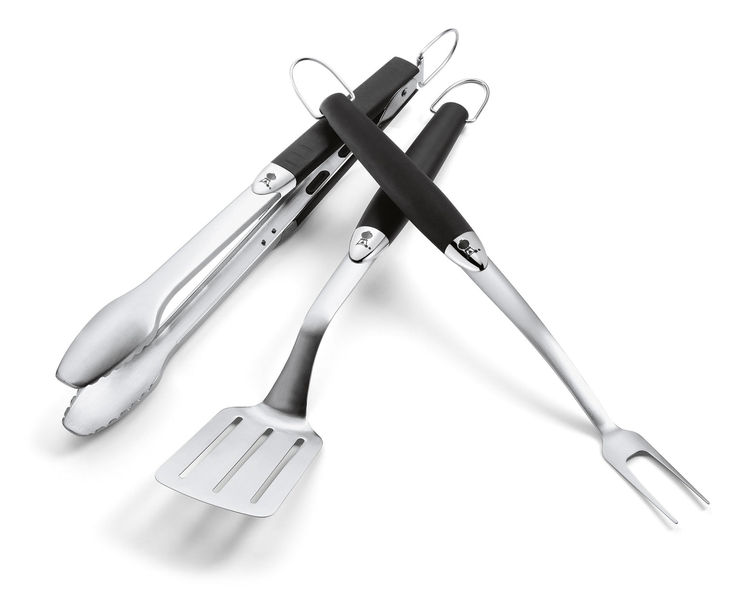 WEBER KIT 3 ACCESSORI ACCIAIO INOSSIDABILE - 6630 Utensili Barbecue WEBER