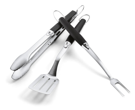 WEBER KIT 3 ACCESSORI ACCIAIO INOSSIDABILE - 6630 Utensili Barbecue WEBER