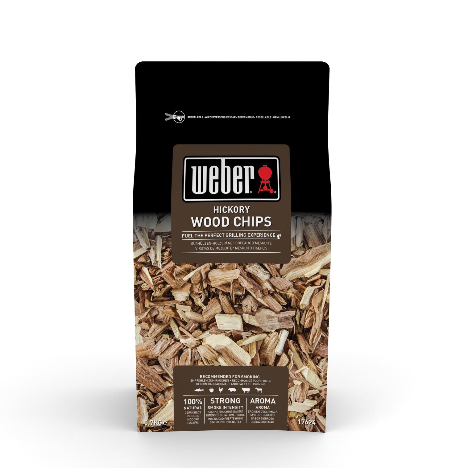 WEBER LEGNA DA AFFUMICATURA AROMA HICKORY-17624 Legna per affumicare WEBER