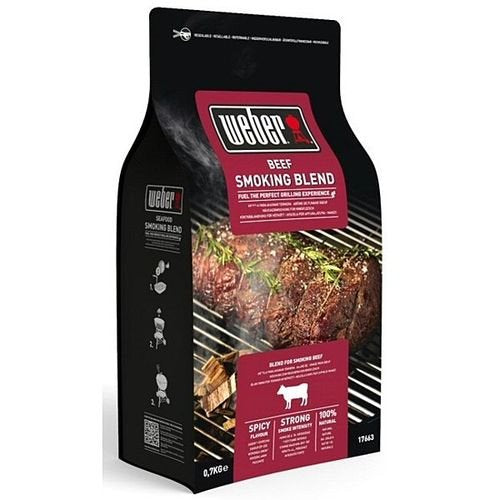 WEBER MISCELA CHIPS WEBER PER CARNE MANZO - 17663 Legna per affumicare WEBER