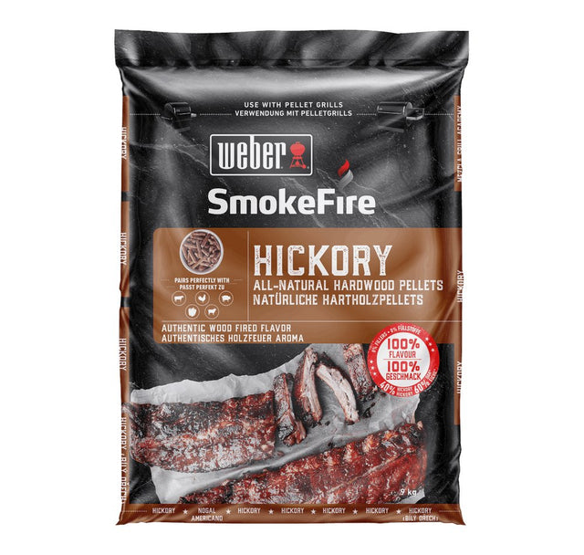 WEBER PELLET 100% LEGNO HICKORY 190102 Accendifuoco WEBER
