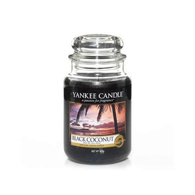 YANKEE CANDLE CANDELA GIARA CLASSICA GRANDE BLACK COCONUT Fragranze Fresh Yankee Candle