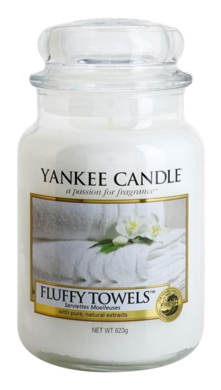 YANKEE CANDLE CANDELA GIARA CLASSICA GRANDE FLUFFY TOWELS Fragranze Festive Yankee Candle