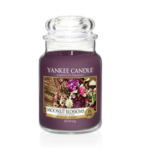 YANKEE CANDLE CANDELA GIARA CLASSICA GRANDE MOONLIT BLOSSOMS Fragranze Festive Yankee Candle