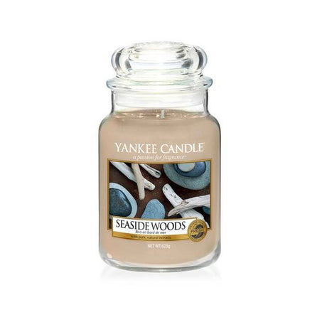 YANKEE CANDLE CANDELA GIARA CLASSICA GRANDE SEASIDE WOODS Fragranze Fresh Yankee Candle