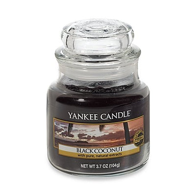YANKEE CANDLE CANDELA GIARA CLASSICA PICCOLA BLACK COCONUT Fragranze Fresh Yankee Candle