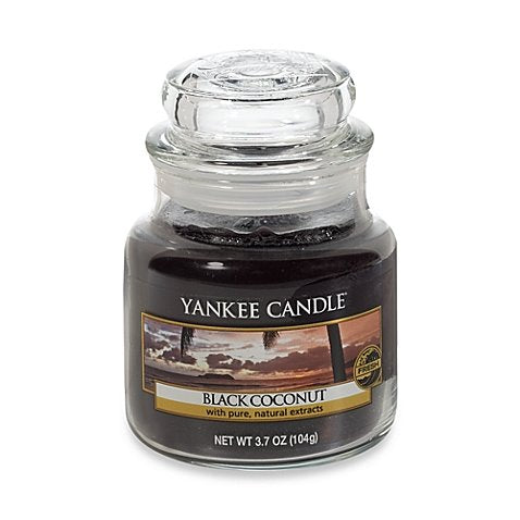 YANKEE CANDLE CANDELA GIARA CLASSICA PICCOLA BLACK COCONUT Fragranze Fresh Yankee Candle