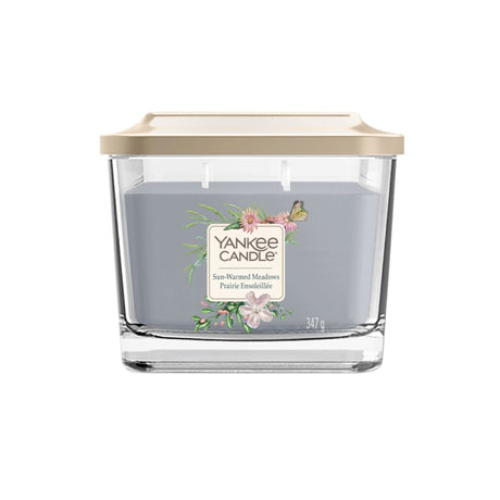 YANKEE CANDLE CANDELA MEDIA A 3 STOPPINI SUN WARMED MEADOWS